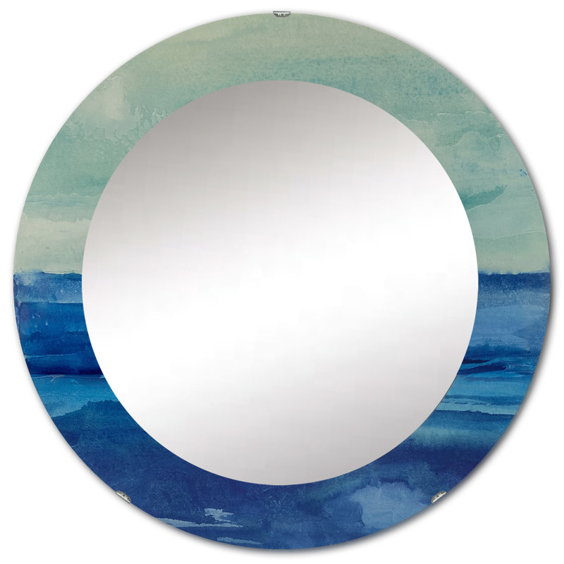 Out to Sea - Beach Accent Mirror, 31.5" H x 31.5" W