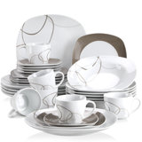 Ellum 30 Piece Dinnerware Set, Service for 6