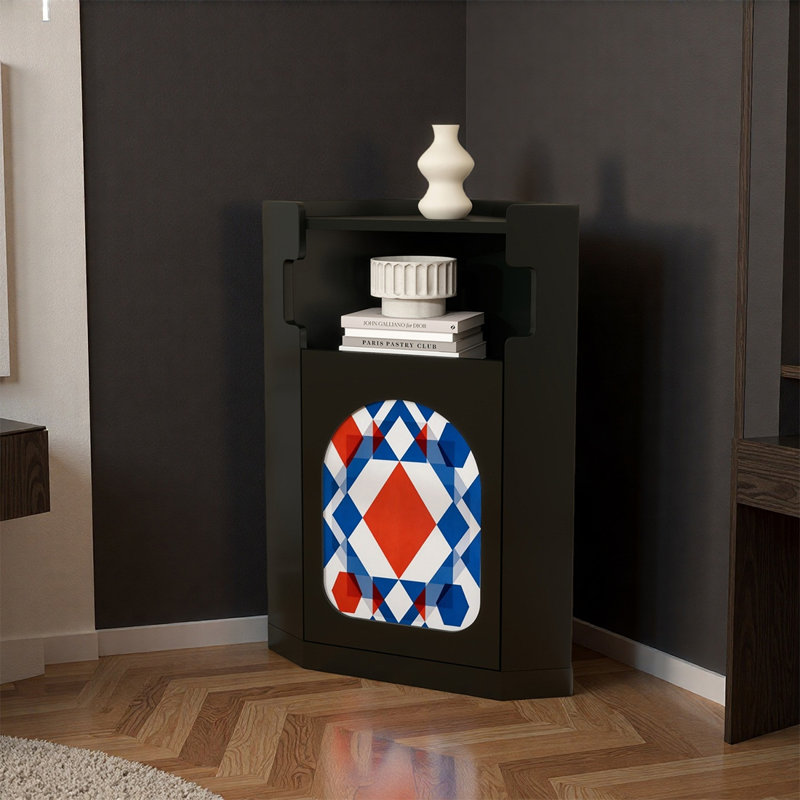Armoire rustique en bois de pin noir