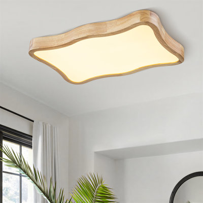 Modern Dimmable Flush Mount With Selectable Led
