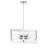 Arjunan 4 - Light Polished Nickel Unique/Statement Pendant