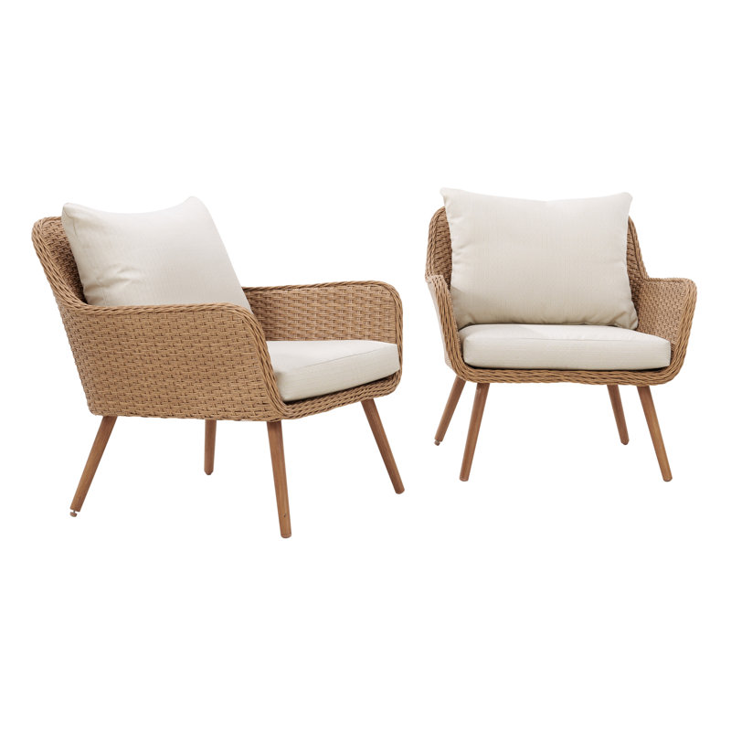 Chaise d'extérieur avec coussins Marotta