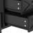 3-Drawer Nightstand With Metal Legs