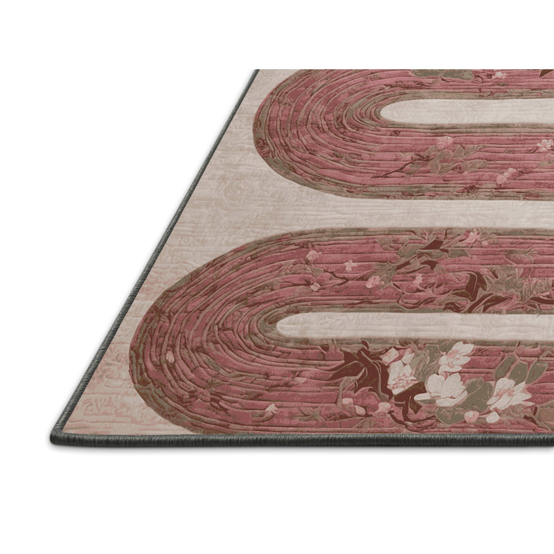 Tapis brun soyeux et moelleux, Tapis de couloir 2 pi x 5 pi