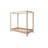 Khwaja Acadia Solid Wood Four Poster Bed-1506261844