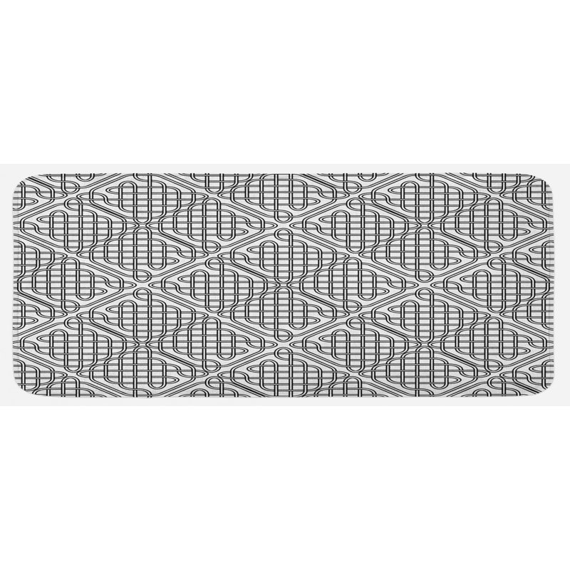 Eclectic Polyester Kitchen Mat