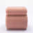 S-shape Teddy Fabric Ottoman Makeup Stool Footstool,Pink