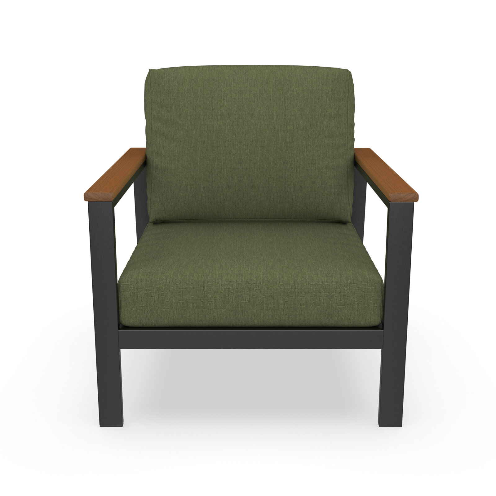 Townsend Sunbrella® Patio Lounge Chair, Brown, Sunbrella Canvas Fern, Yes