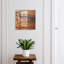 Key cabinet, Opens to the right, 30x30x5, Black, Wood with expressive grain and a warm atmosphere, 