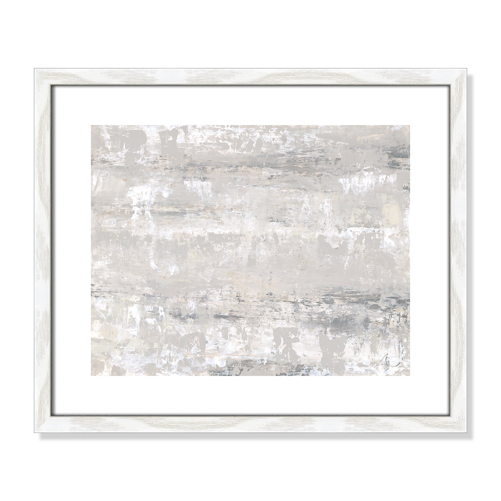 Desert Winds by Filippo Ioco - Print, 16" H x 19" W x 0.75" D, White Wood Framed Paper