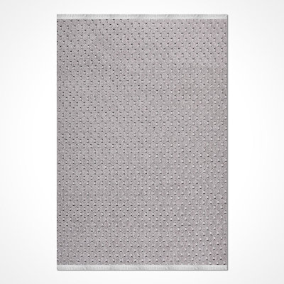 Tapis gris moderne lavable à la machine