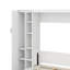 Full Murphy Bed Wall Bed With Wardrobe,Shelves And LED Lights-1321721843-1103385744