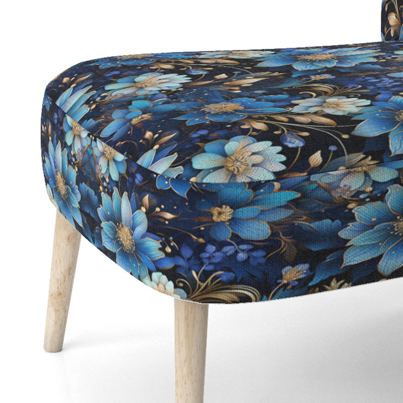 Mystical Boho Boho Motif I - Chaise d'appoint rembourrée bohémienne et éclectique