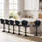 Upholstered Swivel Adjustable Height Bar Stool,PU Leather Counter Stool-547481495