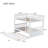 58" W Solid Wood Bunk Bed with Trundle and Convertible Design -160852564