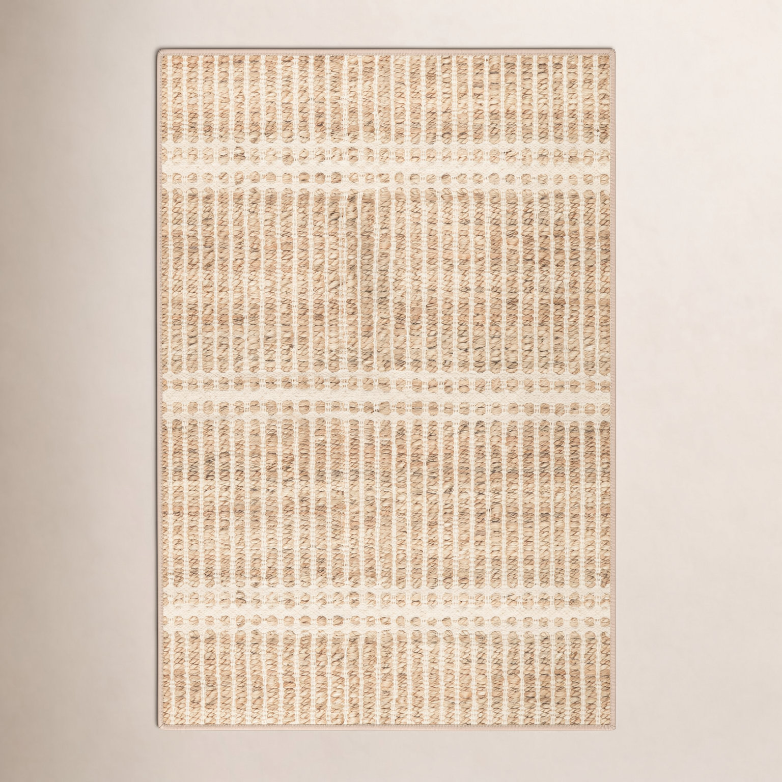 Arbor Natural Machine Washable Rug, Rectangle 8'6" x 11'6"