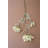  Artificial Lace Flower Spray 34"L – White Textured Botanical Stem, Set of 6