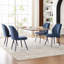 Chaises de salle à manger rembourrées Monno Chenille-486815297-486815298-486815303