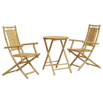 Bayou Breeze 3 Piece Bistro Set Bamboo