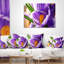 Blooming Crocus Flower - Coussin imprimé floral-29075898-29075899