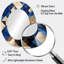 Staudt - Miroir mural ovale bleu-1407187184