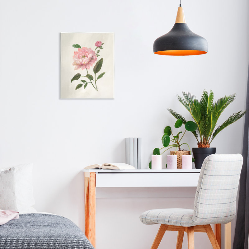 Rosie Rose Flower Study Wall Plaque, design by Nan