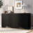 68" Wide Rectangular Buffet Table with Wavy Design-1298493229