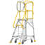 375Lbs Aluminum Rolling Platform Ladder