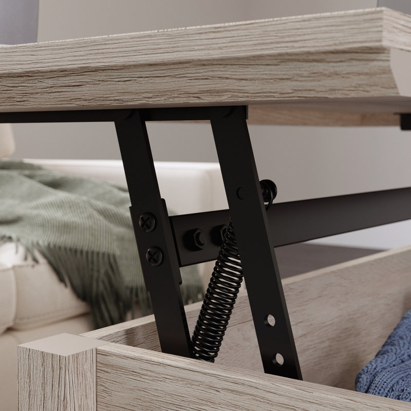 Table basse à plateau relevable