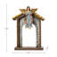 Ensemble de 11 figurines de la Nativité en résine multicolore