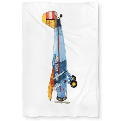 Small Blue Plane Duvet Cover | Aviation Home Decor