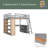 Graecen Kids Loft Bed with Drawers-1901265662-1901265663