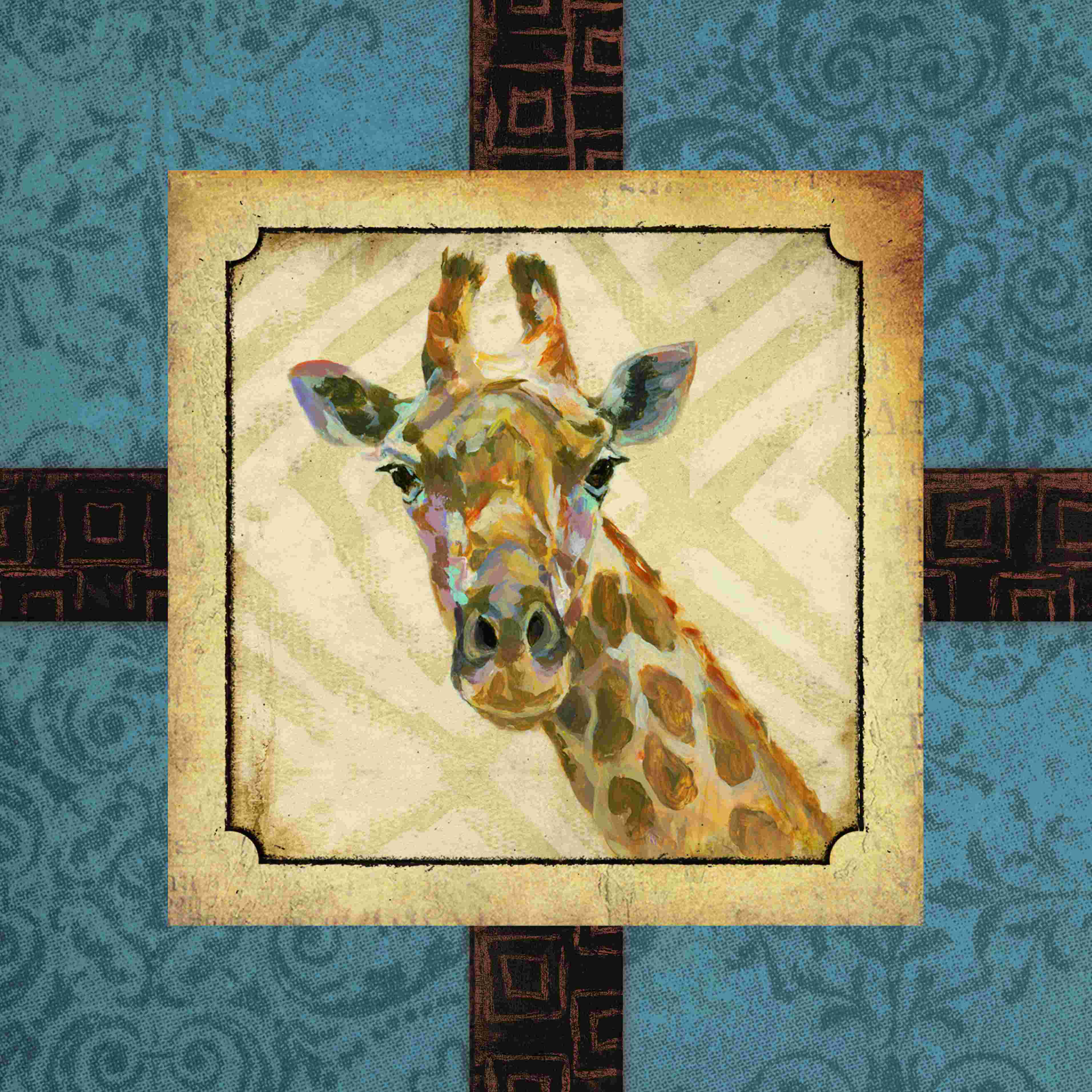 Dakota Fields Curious Giraffe On Canvas Painting Wayfair