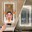 Led Bathroom Mirror 72x 36, Dimmable Vanity Mirrors For Wall, Anti-fog, 3 Colours Adjustable, Memory, Double Led Lights ( Front And Backlit ) Durable Tempered Material-109488290