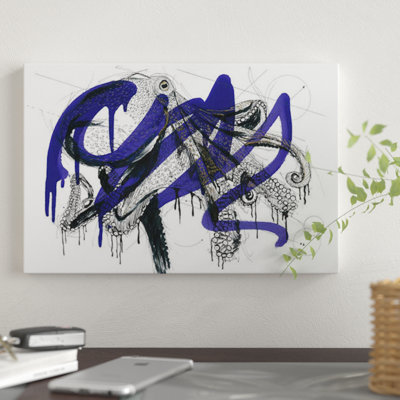 Octopus Reef, reproduction sur toile