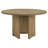 Dreydon Distressed Light Brown Round Dining Table