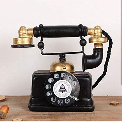 Large Creative Retro Decorative Phone Model Telephone Wall Decor
