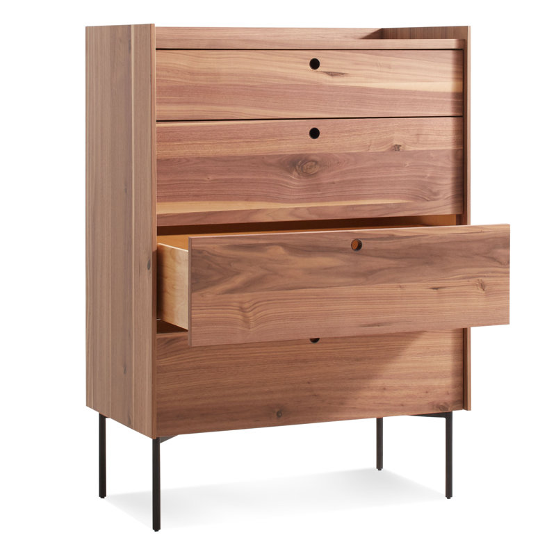 Peek 4 - Drawer Dresser, Rustic Walnut