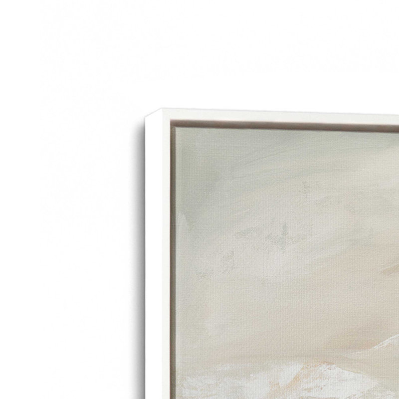 Impression sur toile roulée Golden Drift Reflections, H 12,75 po x l 12,75 po x P 1,75 po, Cadre flottant blanc opaque