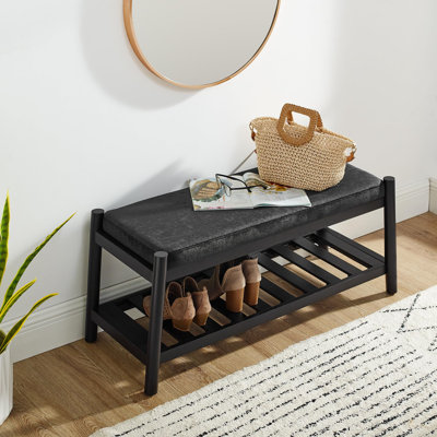 Banc de rangement rembourré Bridgit