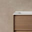Meuble-lavabo 30 po en noyer naturel avec lavabo
