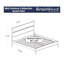 Lit plateforme Mid-Century en bois massif-73274721-69784958
