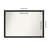 Avon Black Narrow Bathroom Vanity Non-Beveled Wall Mirror-1553648309