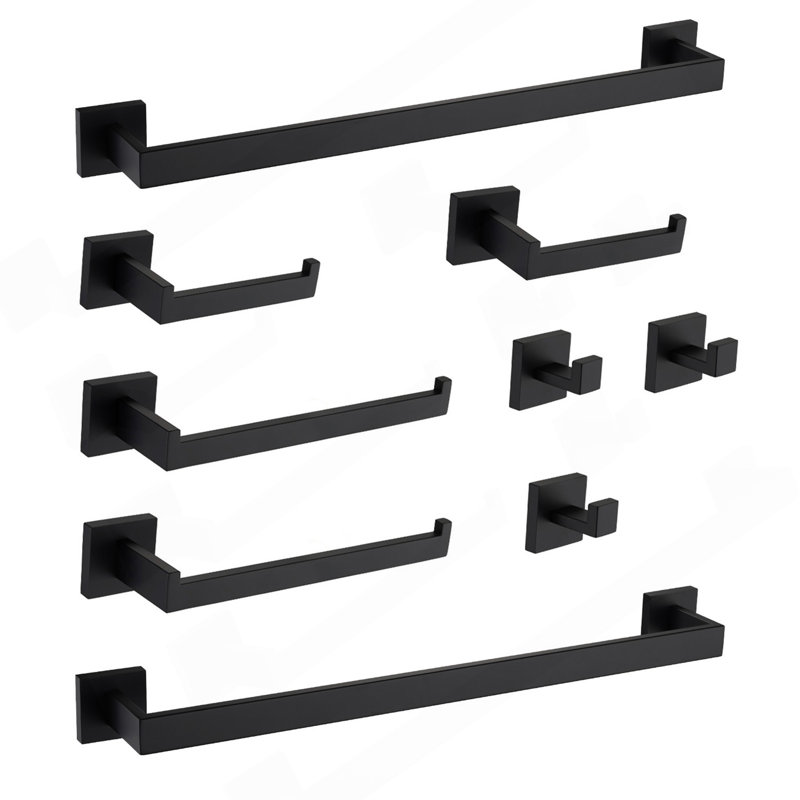 9 - Piece Bathroom Hardware Set