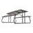Rectangular Outdoor Folding Picnic Table