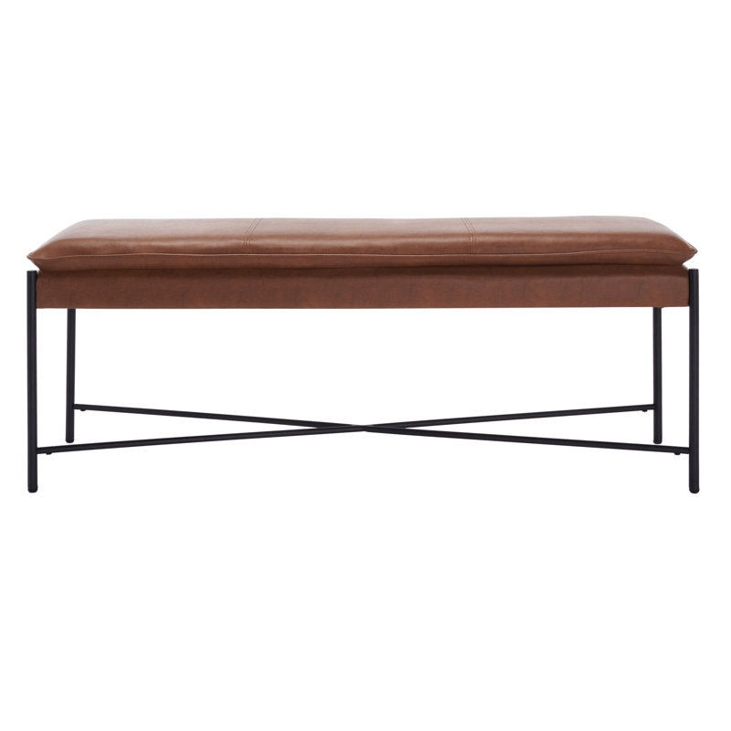 Banc rembourré Braylon, Brun