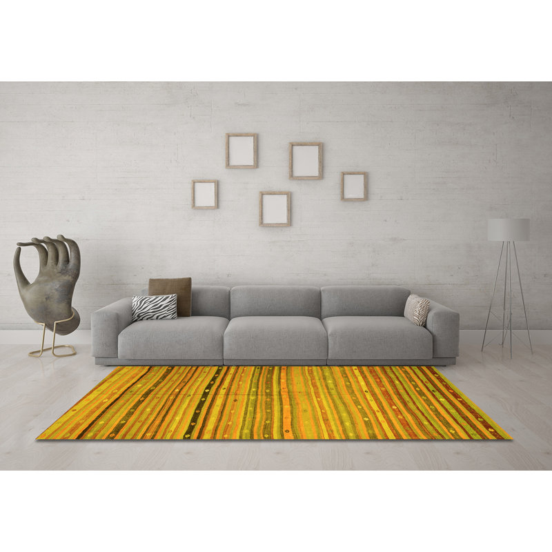Havik Washable Southwestern Indoor Rug, Square 3'