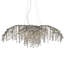 Lustre géométrique unique et remarquable à 12 lumières avec accents de cristal Montriel-1802935993