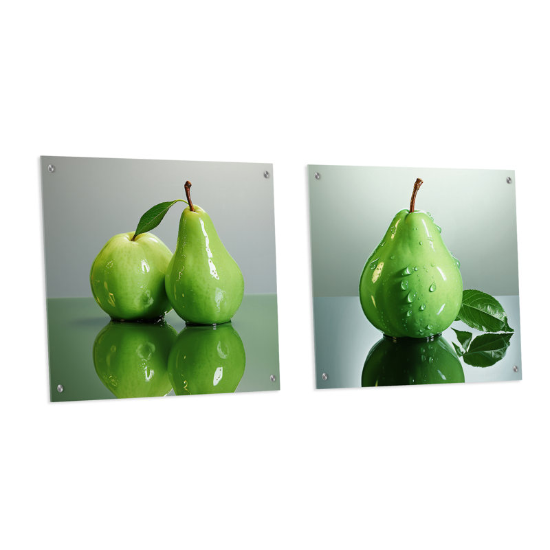 Fruit de poire Pearlescent, H 16 po x l 33 po