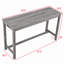 Ensemble de table de bar avec prise de courant, ensemble de table de bar et de chaises, ensemble de table de salle à manger 4 pièces, ensemble de table de petit déjeuner industriel, pour salon, salle à manger, salle de jeux-137885683
